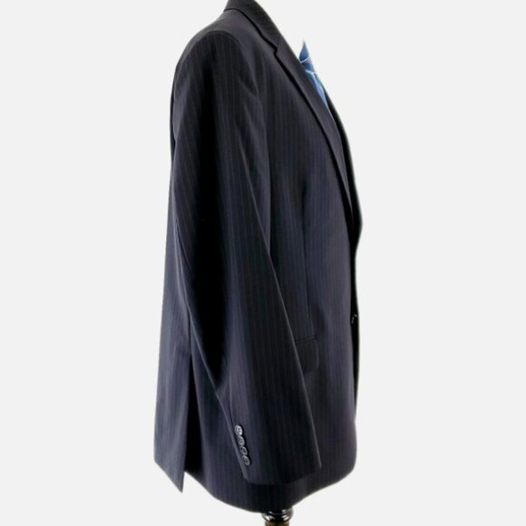 Jack Victor Select Vogue CT Wool Pinstripe 2 Button Suit Jacket 46R - Picture 4 of 8
